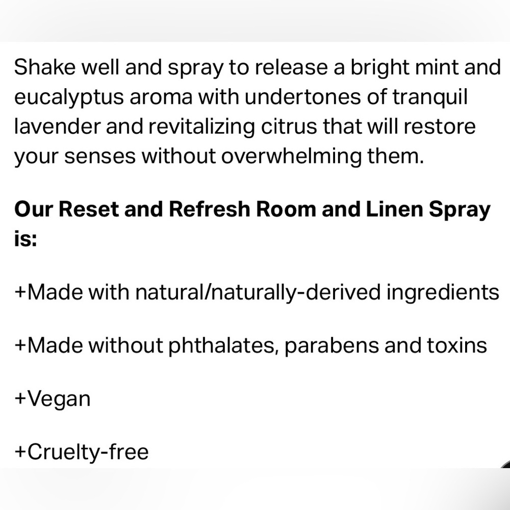 NWOT Essential Oil Minty Mellow Balm and Reset and Refresh Room and Linen Spray - Picture 11 of 12